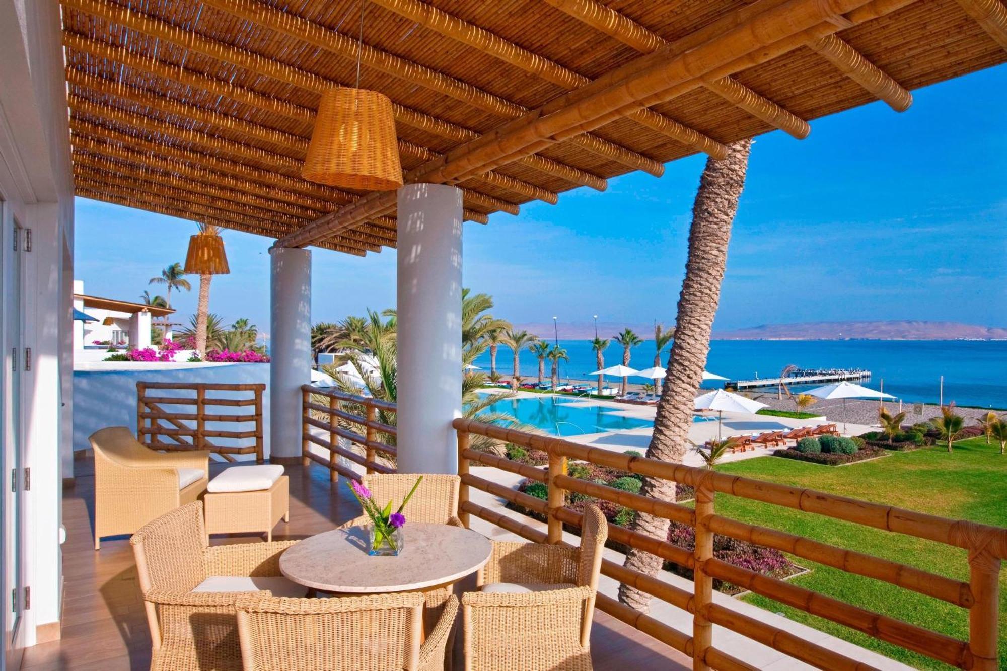 Hotel Paracas, A Luxury Collection Resort, Паракас Екстериор снимка The resort's pool area